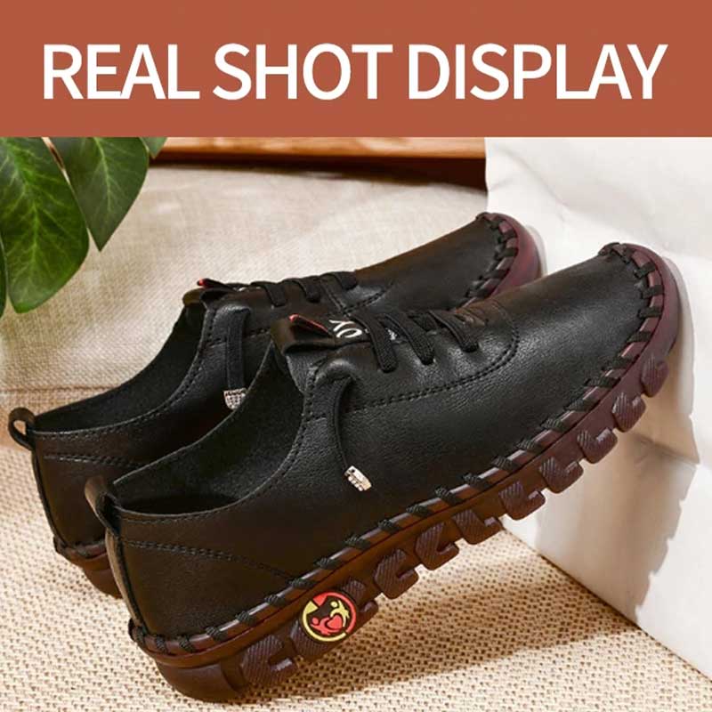 2024 Comfortable Genuine Leather Sneakers Walking Shoes