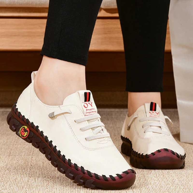 2024 Comfortable Genuine Leather Sneakers Walking Shoes