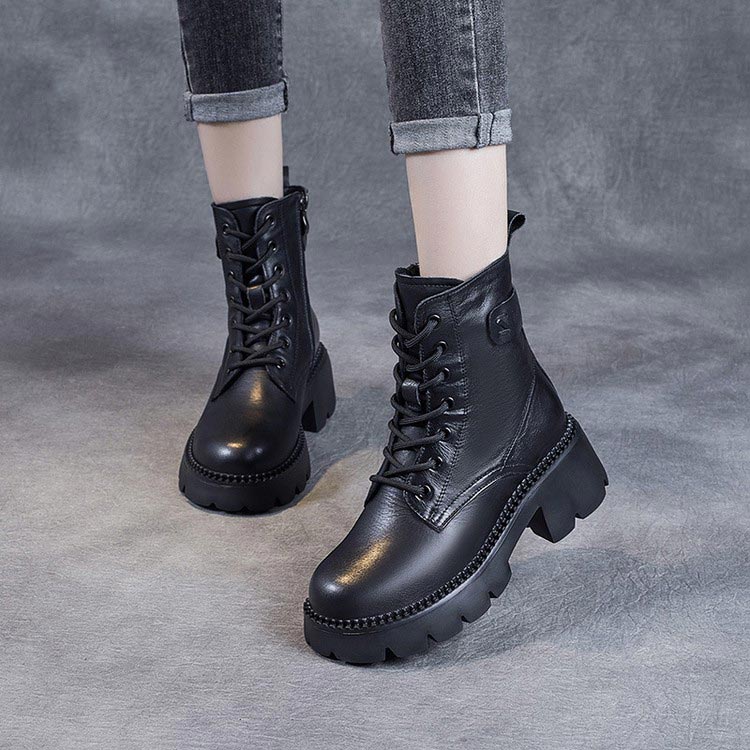 Botas de couro confortáveis ​​ortopédicas femininas - presente perfeito 