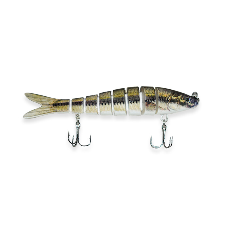 Multi-section simulated fishing bait