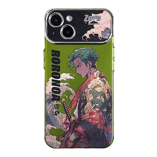 Casing Ponsel ZORO LUFFY Laser Jendela Besar