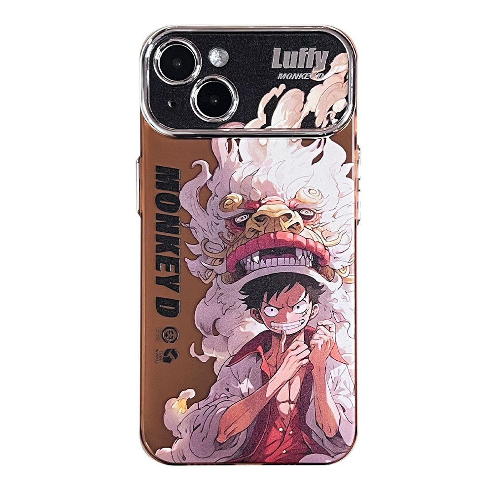 Casing Ponsel ZORO LUFFY Laser Jendela Besar