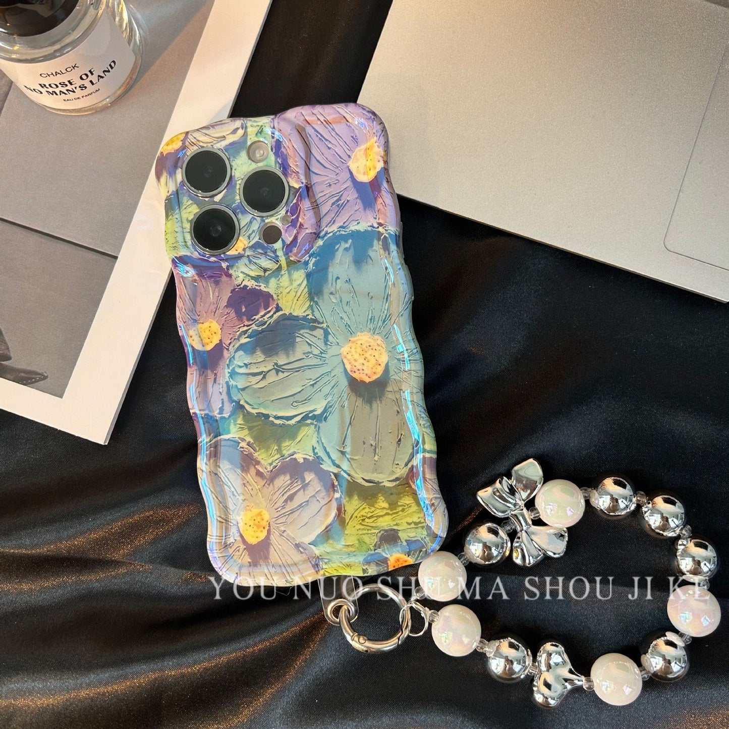 Casing Ponsel Indah Lukisan Cat Minyak Warna-warni iPhone