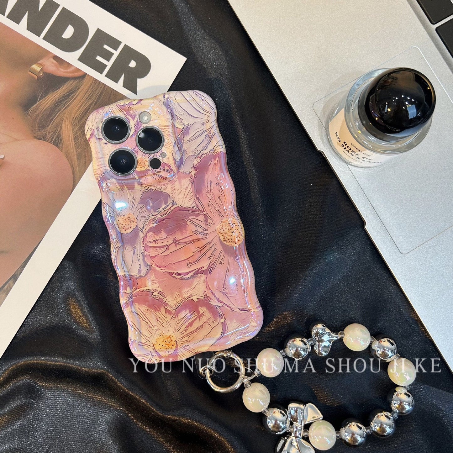 Casing Ponsel Indah Lukisan Cat Minyak Warna-warni iPhone