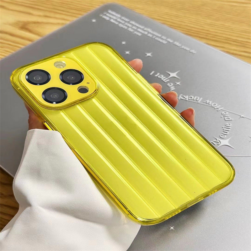 Glacier Vertical Pattern Dustproof Mirror iPhone Case