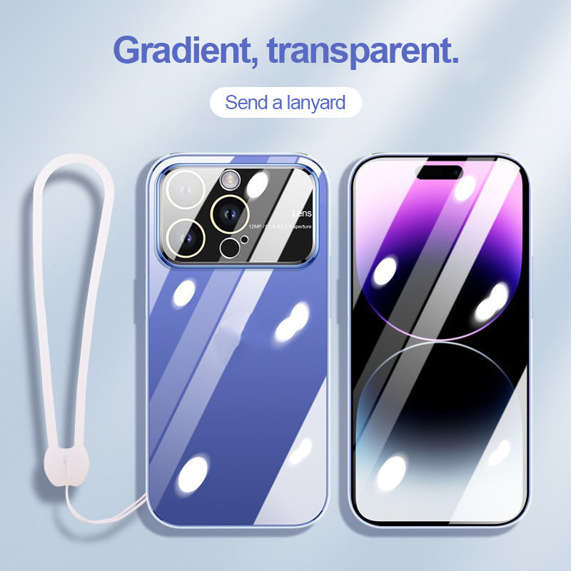 High Transparent Gradient Minimalist Creative Phone Case