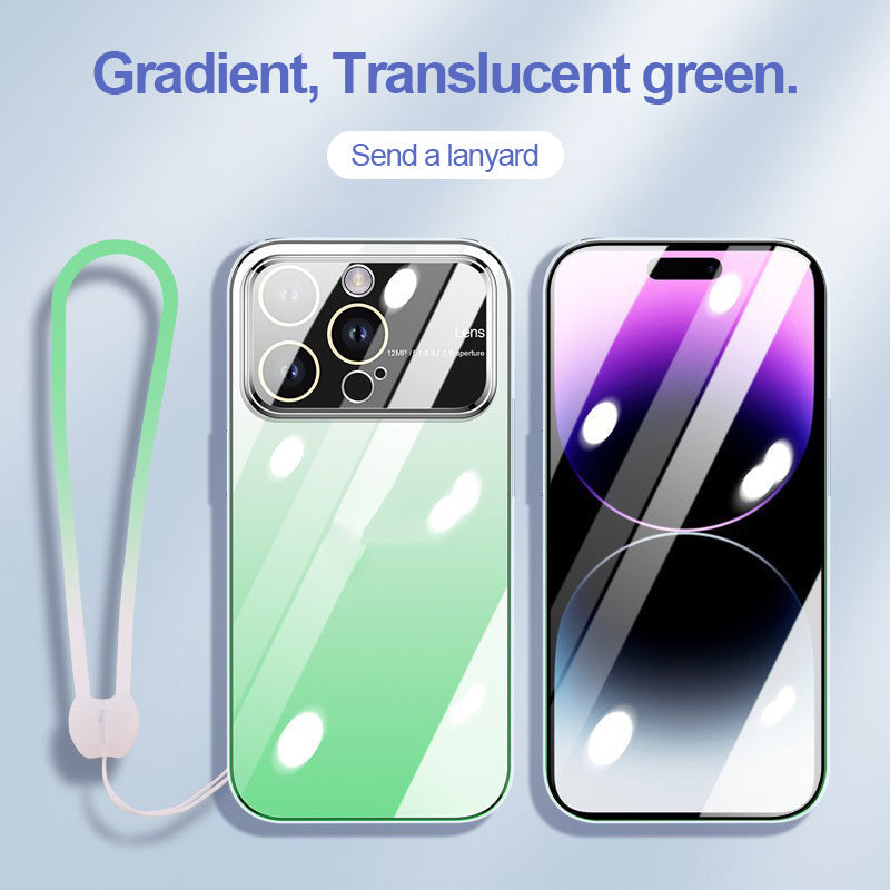 High Transparent Gradient Minimalist Creative Phone Case