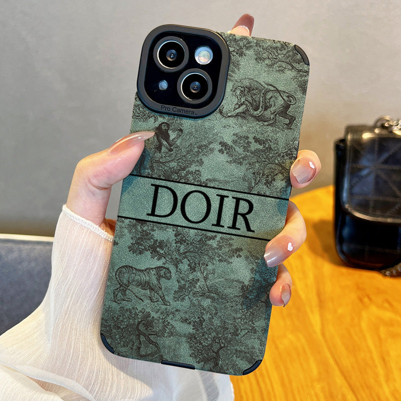 Premium brand DOIR suede iPhone case