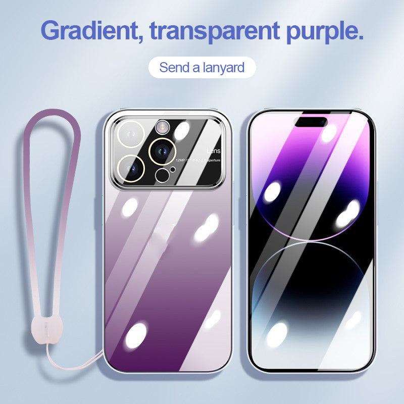 High Transparent Gradient Minimalist Creative Phone Case