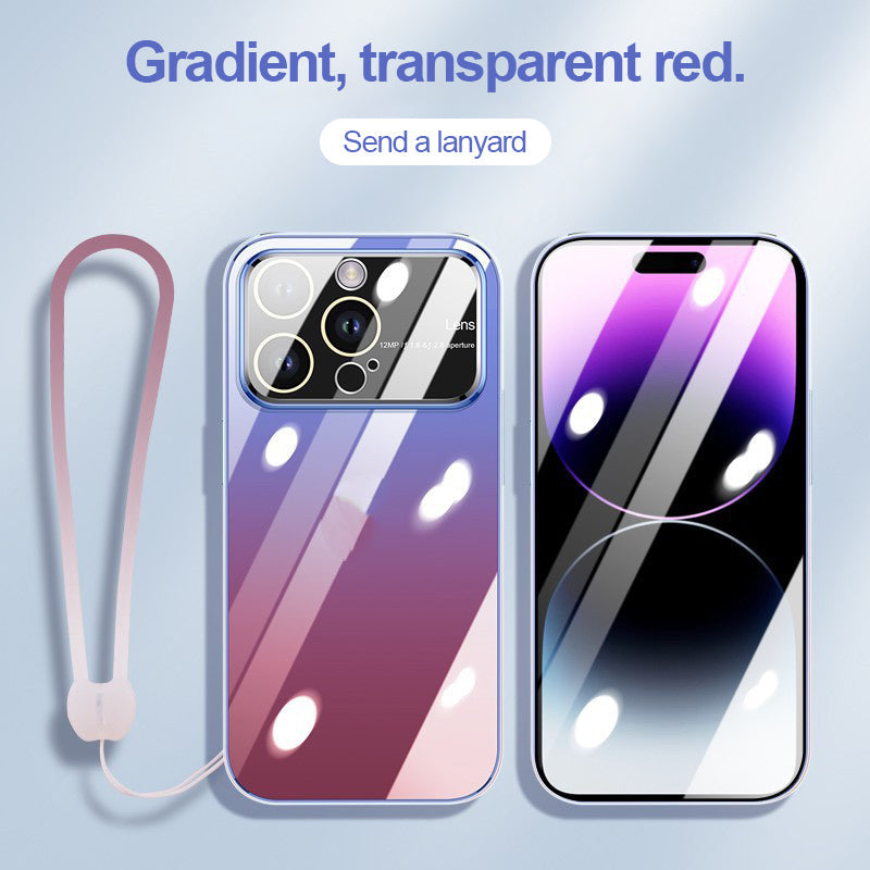 High Transparent Gradient Minimalist Creative Phone Case