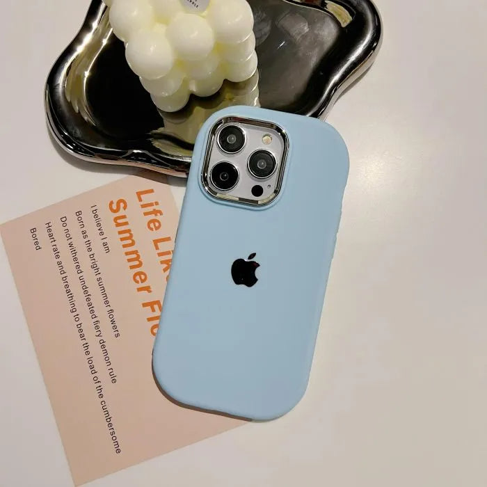 Casing Bingkai Lensa Lapis Listrik Silikon Terlindungi dengan Kuat untuk IPhone