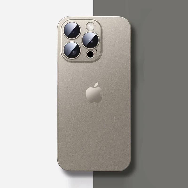 Casing Transparan Matte Ultra Tipis 0,3mm Untuk iPhone